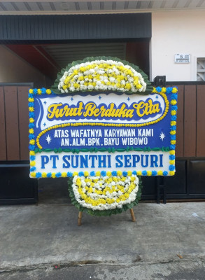 Papan Bunga Duka di Losari