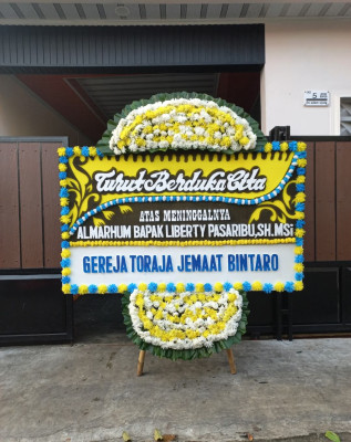 Papan Bunga Duka di Losari