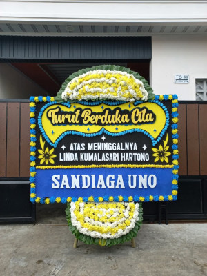 Papan Bunga Duka di Losari